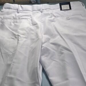 Gioberti Mens White Dress Pants SLX-97 Expandable Waist 36x32 NWT